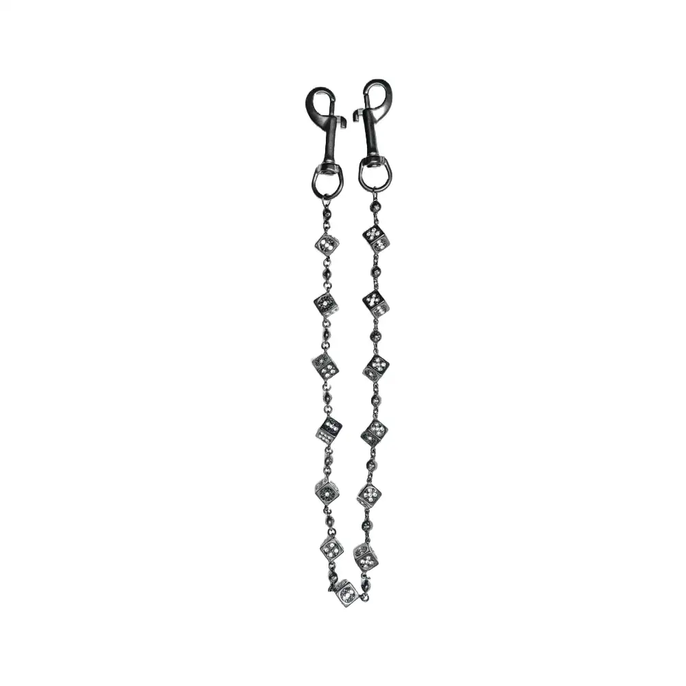 Black Dice Wallet Chain - Starchain World